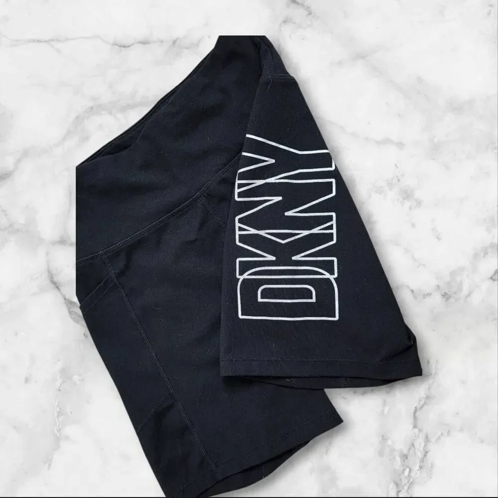 DKNY Black Biker Shorts Size Small